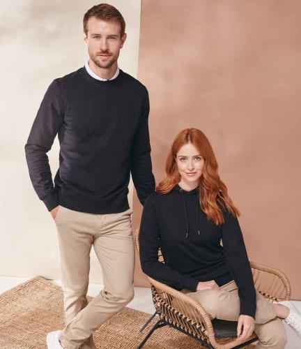 Henbury Unisex Sustainable Sweatshirt - BLK - XXL